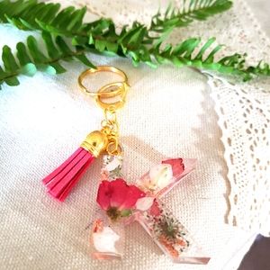 Keychains and earrings